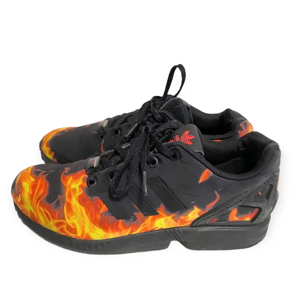 Adidas ZX Flux Torsion RARE Star Wars flames sneakers size 7